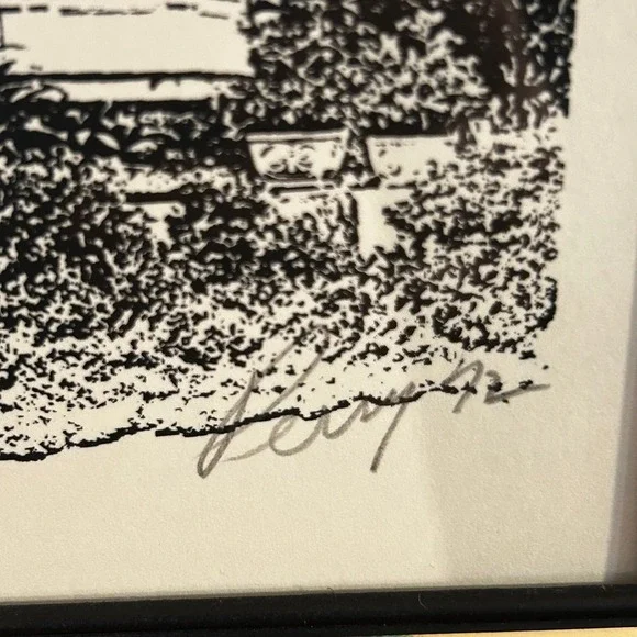 Vintage Artist signed Architectural Prints - Picture 5 of 6